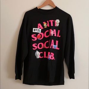 Anti social social club BTS long sleeve shirt
